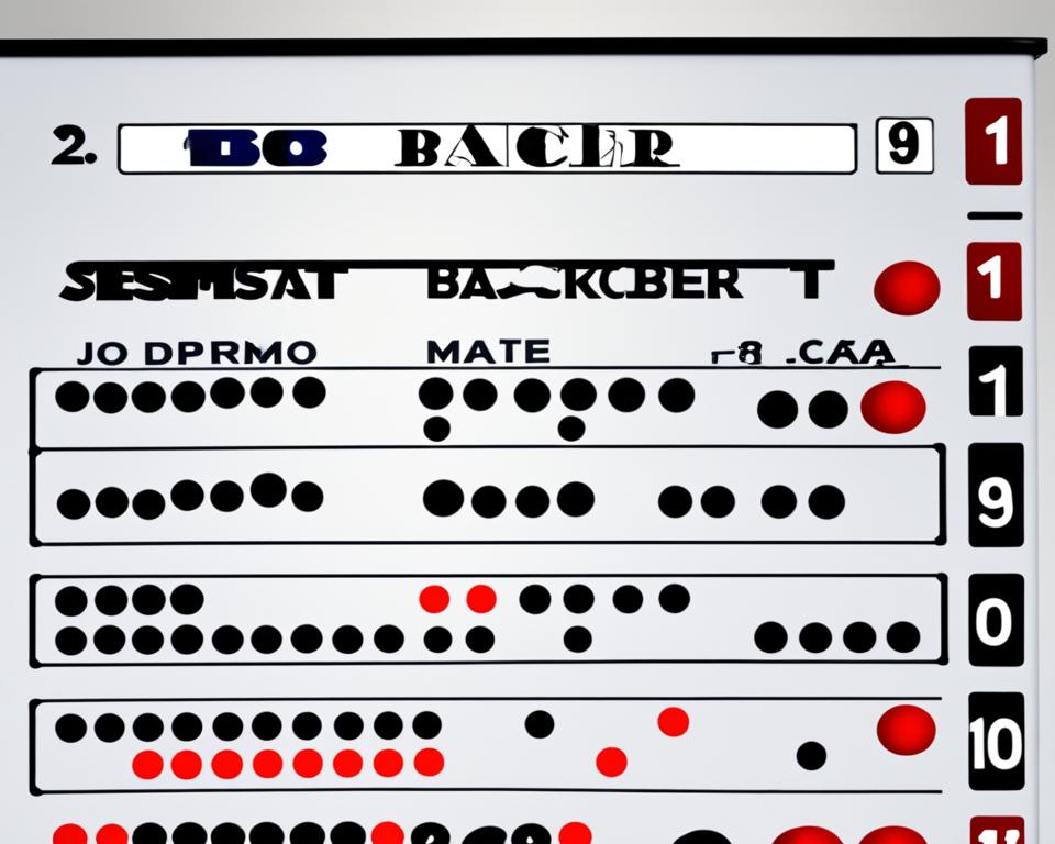 baccarat scoreboard