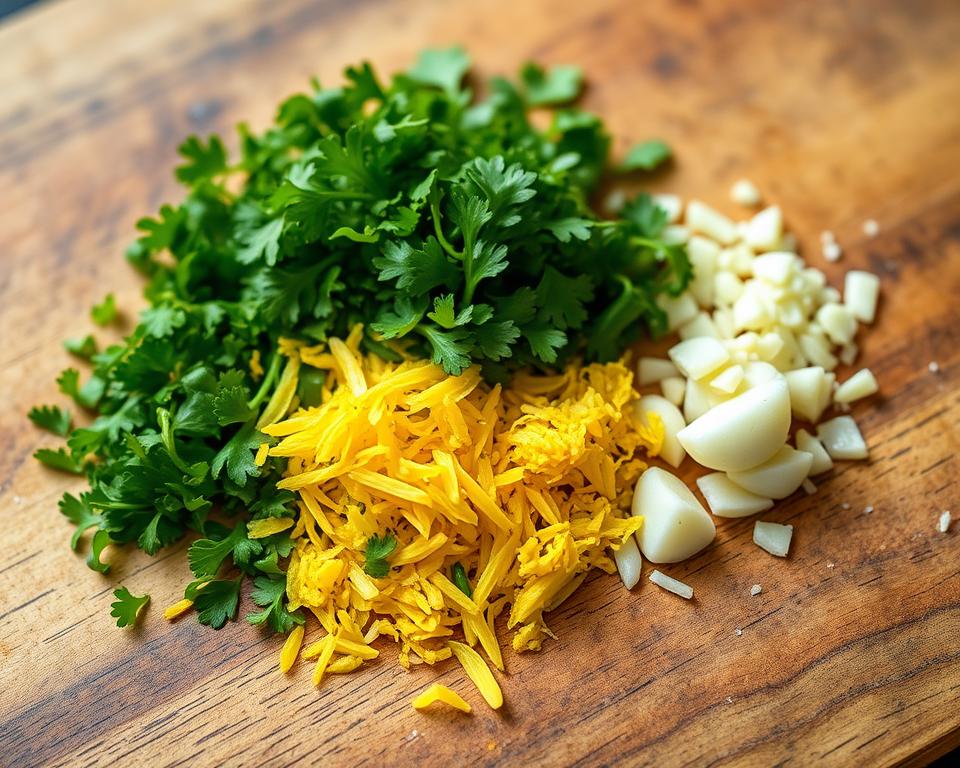 Gremolata garnish